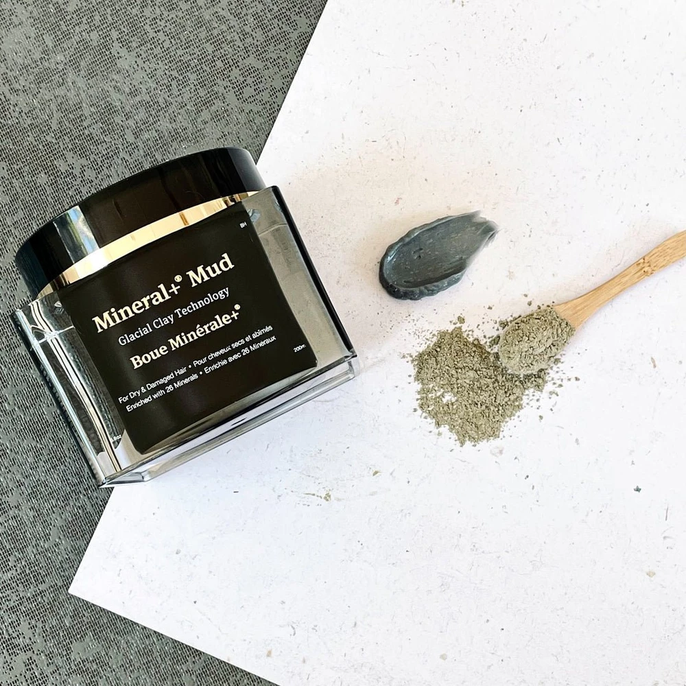 Saphira Mineral+ Mud With Glacial Clay kaukė-mineralinis purvas plaukams su ledyniniu moliu, su 26 mineralais, 200 ml