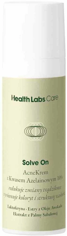 Healthlabs Solve On AcneCream su azelaino rūgštimi 10% 30ml