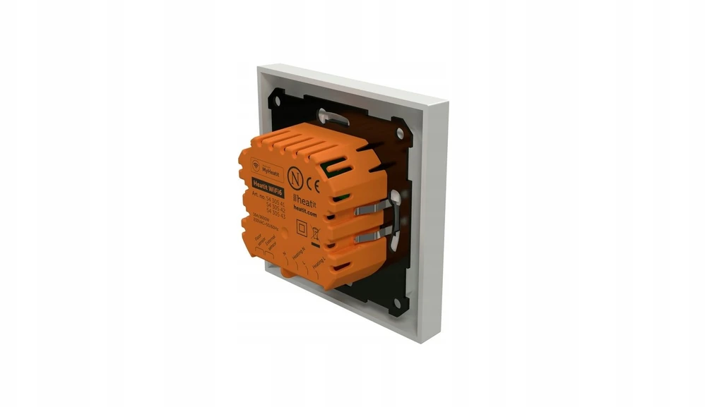 HE1 Heatit WiFi6 WiFi elektroninis termostatas skirtas elektriniam šildymui baltas