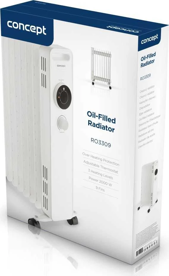 Concept Solution Heater Concept RO3309 Alyvos šildytuvas 2000 W