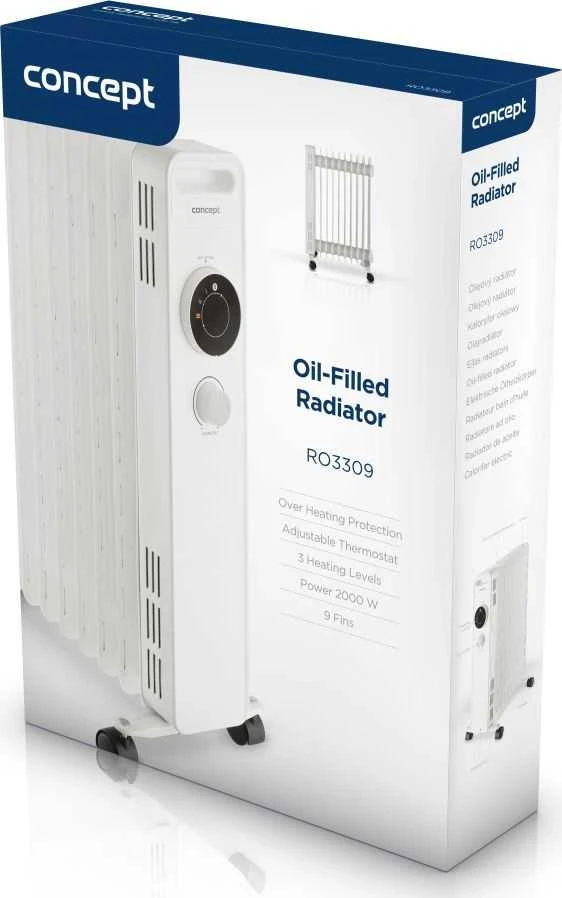 Concept Solution Heater Concept RO3309 Alyvos šildytuvas 2000 W