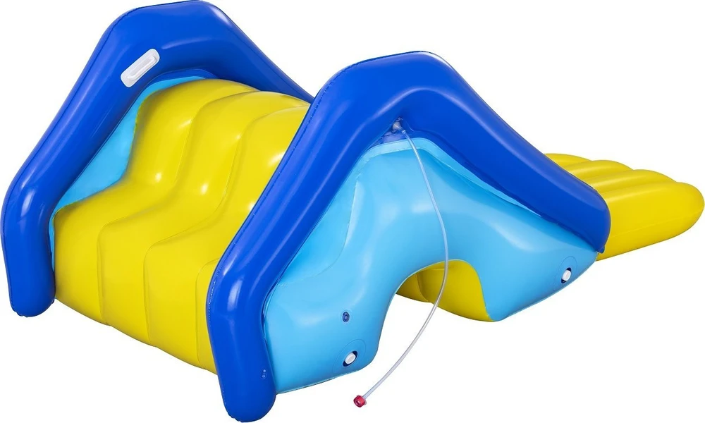 Bestway baseino čiuožykla, PVC, integruotas vandens purkštuvas, 247 × 124 × 100 cm, 52453