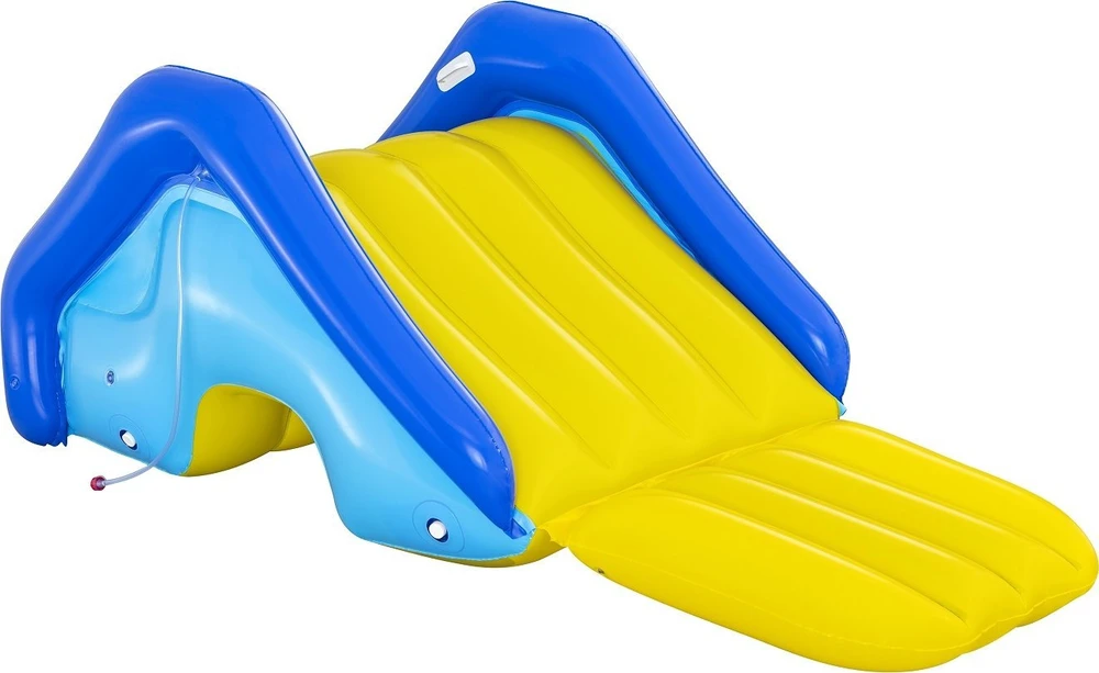 Bestway baseino čiuožykla, PVC, integruotas vandens purkštuvas, 247 × 124 × 100 cm, 52453