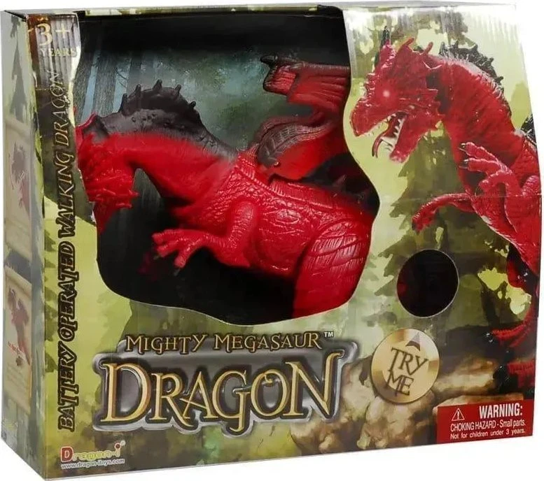 Hedo Mighty Megasaur 30 CM Baterija valdomas vaikštantis drakonas