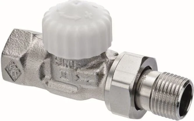Imi Heimeier Heimeier termostatinis vožtuvas V-exakt II DN20 nikeliuotas, baltas dangtelis, tiesus (3712-03.000)