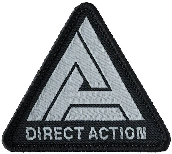 Helikon-Tex Direct Action logotipo antsiuvas – juodas