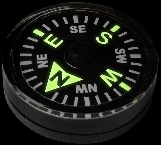 Helikon-Tex Kompas Button Large - Juodas