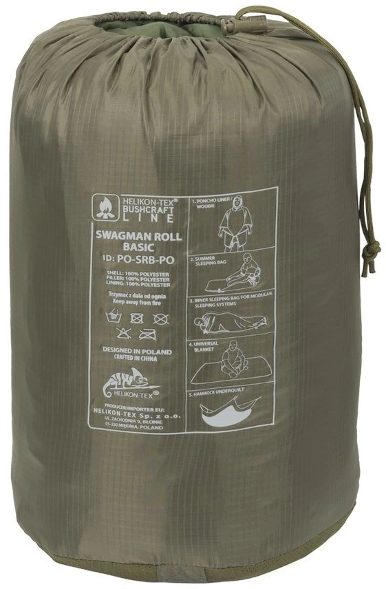 Pončas Helikon-Tex Swagman Roll Basic, Juoda