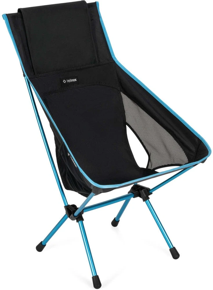 Helinox Chair One Highback (RE) 4 kojų stovyklavimo kėdė, juoda, mėlyna
