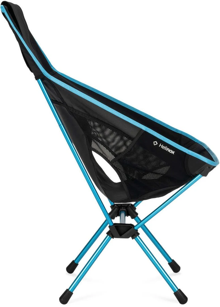 Helinox Chair One Highback (RE) 4 kojų stovyklavimo kėdė, juoda, mėlyna