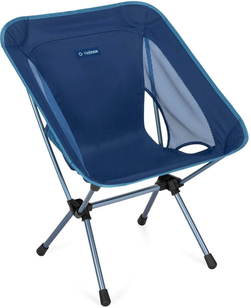 Carruzzo Helinox Chair One (RE) Turistinė kėdė 4 kojos Juoda, Mėlyna