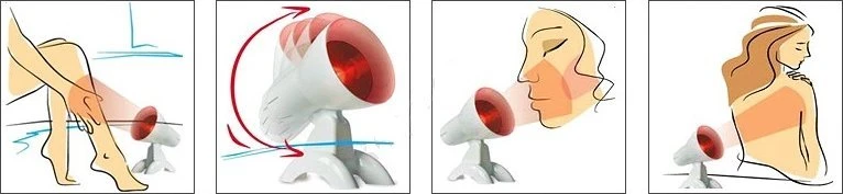HELIO infraraudonųjų spindulių šildytuvas Helios PRO-0019 100W E27 230V PAR38CL 2800K