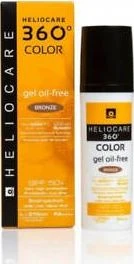 Heliocare 360 Color Gel Oil-Free SPF50+ Beige kremas nuo saulės su atspalviu, 50 ml