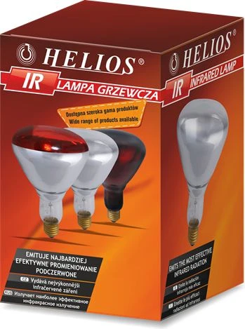Helios IR1 infraraudonųjų spindulių lemputė, minkštas stiklas (PRO-2109)