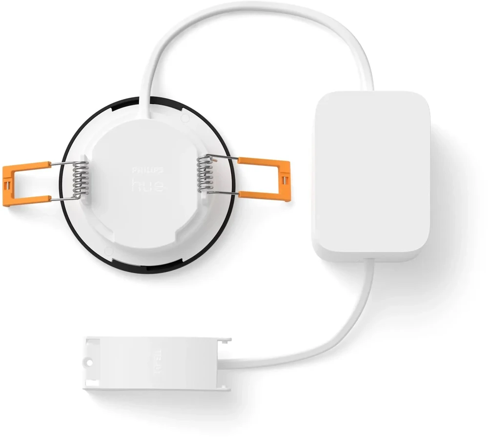 Philips Hue Slim Downlight LED Einbauleuchte juodas