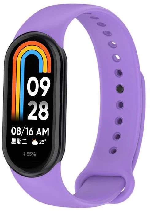 Telcon SILIKONINIS DIRŽELIS MI BAND 8/M8 (4). VIOLETINIS