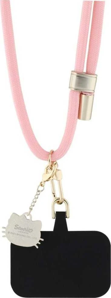 Hello Kitty Patch & Kitty Head Charm Universal virvelė telefonui Rožinė