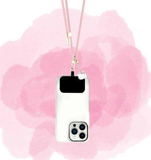 Hello Kitty Patch & Kitty Head Charm Universal virvelė telefonui Rožinė