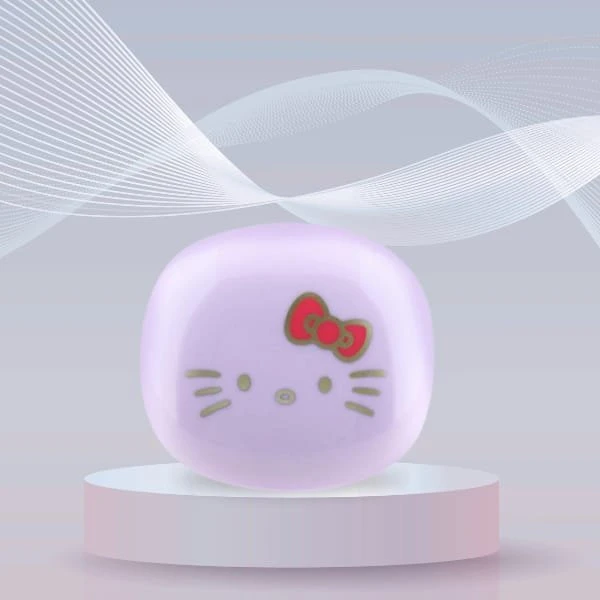 Hello Kitty TWS ausinės O Glossy Finish violetinės spalvos