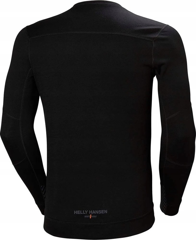 Apatiniai marškinėliai HELLY HANSEN Lifa Merino Crewneck, juodi 2XL