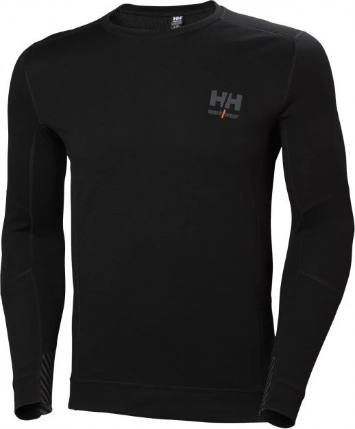 Helly Hansen Lifa Merino Juodas termo marškinėliai