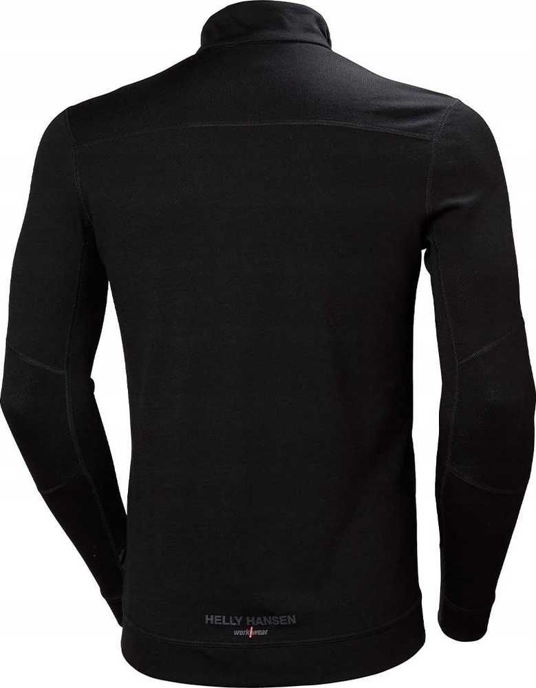 Helly Hansen Lifa Merino Zip Juodas termo marškinėliai