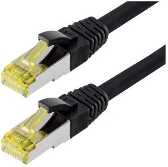 helos Kabelis Patch Cat 6a S/FTP 5 m Juodas (118124)