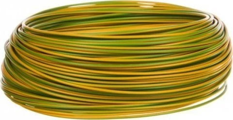 Helukabel H05V-K 1X0.5 QM.GELTONAI ŽALIA DĖŽUTĖ
