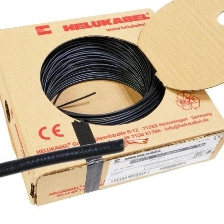 Helukabel H05V-K 1X0,5 QM. JUODA DĖŽUTĖ, 300/50