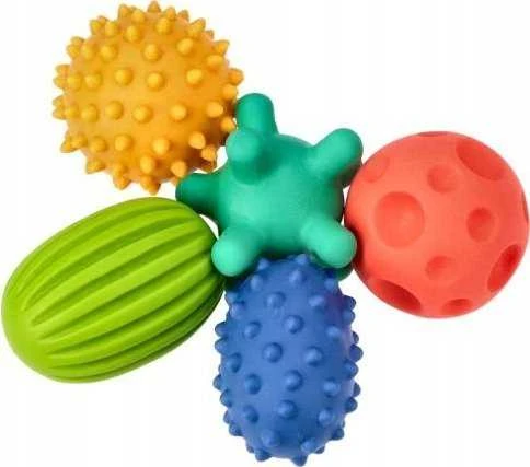 Hencz Toys Sensoriniai kamuoliukai 5 vnt. Pastelinė