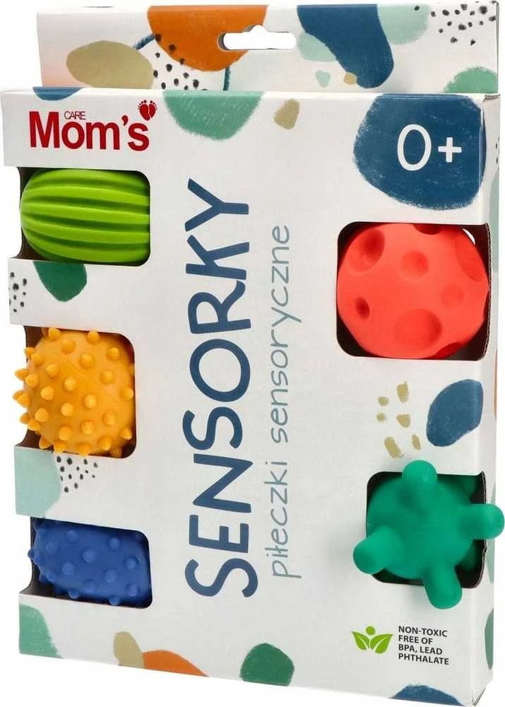 Hencz Toys Sensoriniai kamuoliukai 5 vnt. Pastelinė