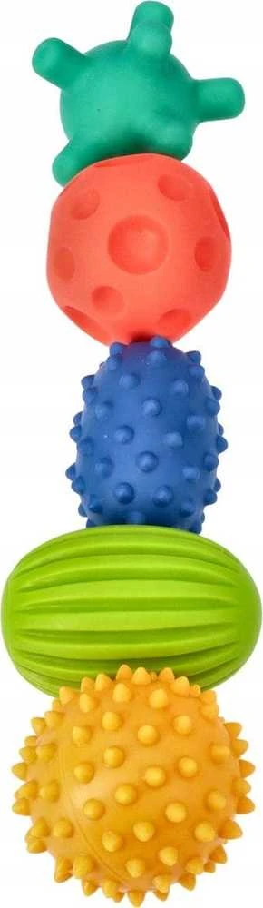 Hencz Toys Sensoriniai kamuoliukai 5 vnt. Pastelinė
