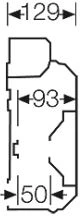 Hensel 1x18 IP54 skirstomasis skydelis su PE / N IP54 KV 1518