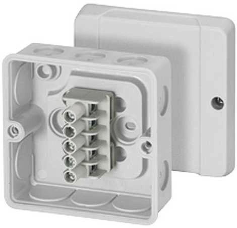 Hensel Jungiamoji dėžutė su gnybtais 88x47x88 5x2,5qmm IP55 DE9325Z