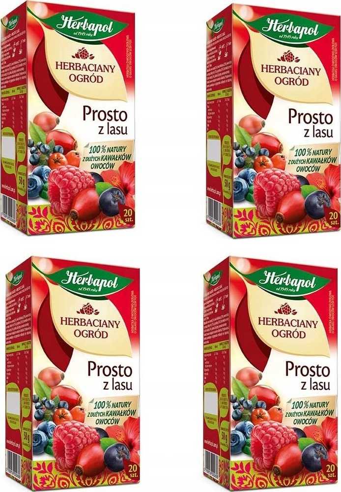 „Herbapol“ ARBATOS SODAS TIESIAI IŠ MIŠKO VAISIŲ IR ŽOLOLIŲ ARBATA SU MIŠKO VAISIŲ SKONIU 20 Vnt. 24953952