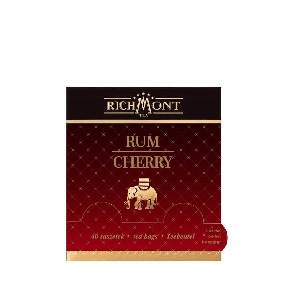 Richmont Vaisinė-žolinė arbata Richmont Rum Cherry 40x6g
