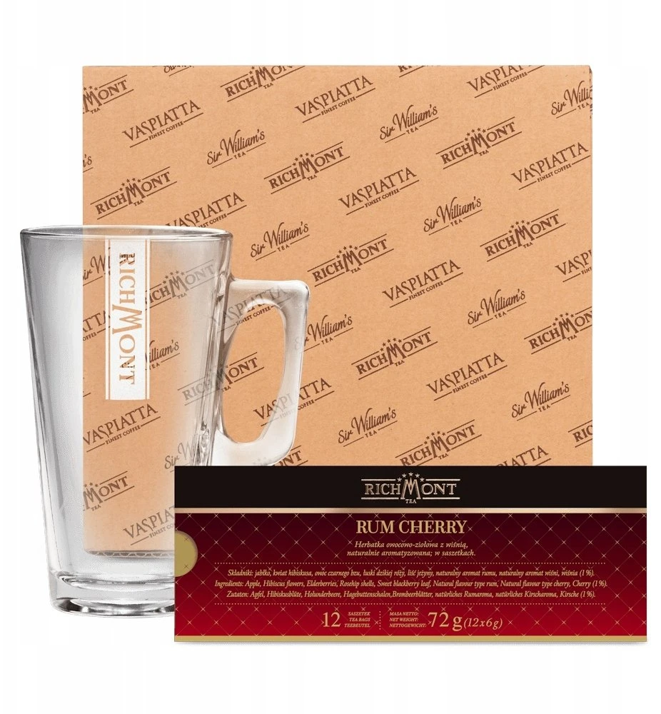 Richmont Vaisinė-žolinė arbata Richmont Rum Cherry 12x6g