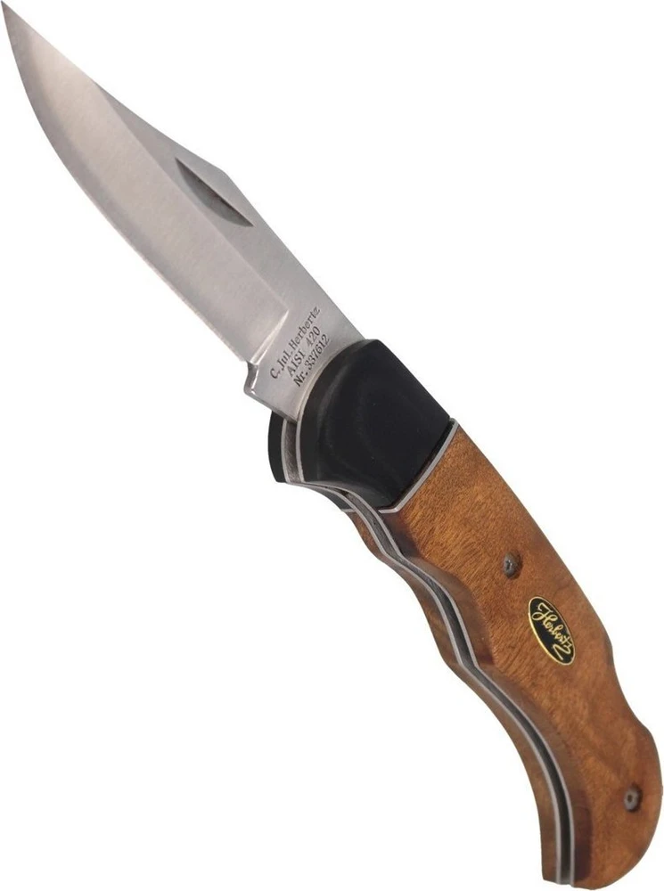 Herbertz Solingeno šaknų mediena / Micarta, satininis peilis (