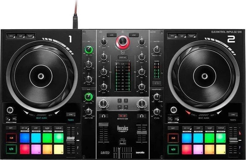 Hercules | DJControl Inpulse 500 | Garsiakalbiai | USB jungtis