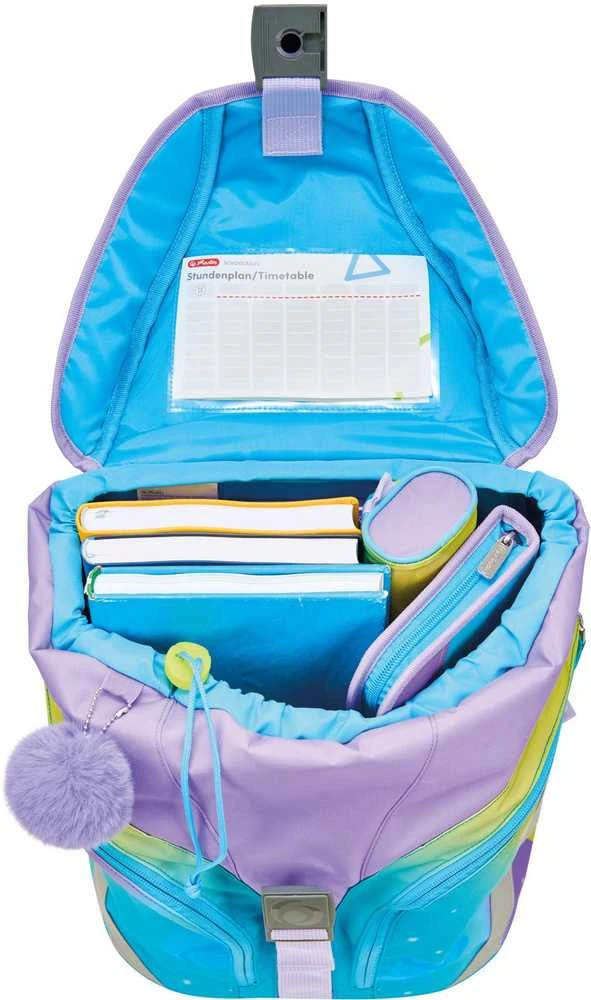 Herlitz Mokyklinė kuprinė SoftLight GREENline* Little Monste