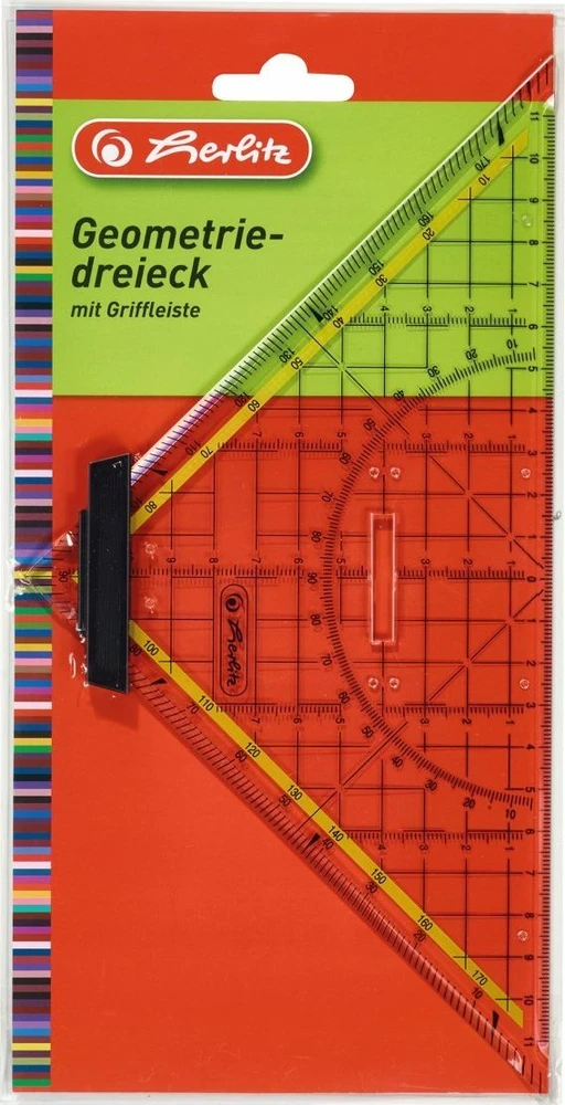 Herlitz Herlitz Geometrie-Dreieck groß mit Griff