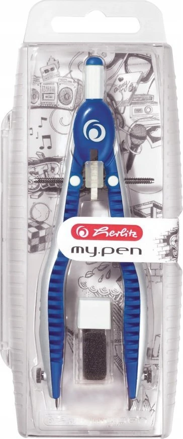 Herlitz Skriestuvas my.pen mėlynai-baltas
