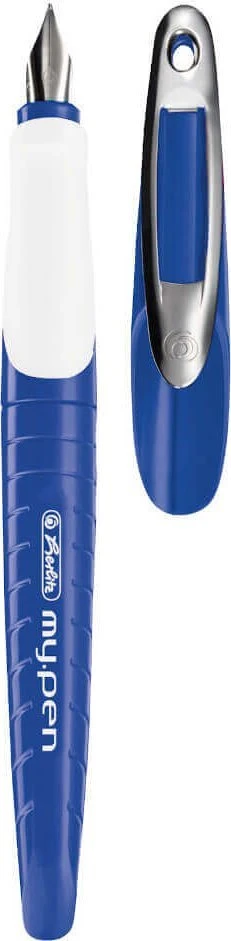Herlitz Plunksnakotis M + kapsulė my.pen mėlynai-baltas bls