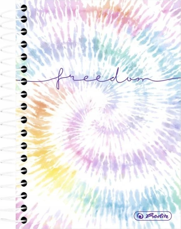 Herlitz Herlitz New Batik Freedom notatnik A5 100 ark. Wielobarwny