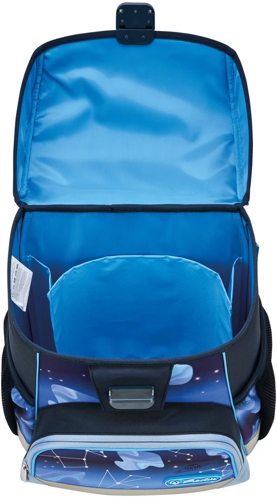 Herlitz Loop Plus Cosmic Explorer, Penalas, Penalų dėklas, Mokyklos krepšys, Sporto krepšys, Berniukams, Pradinė mokykla, Kuprinė, 17 L, Priekinė kišenė, Šoninė kišenė