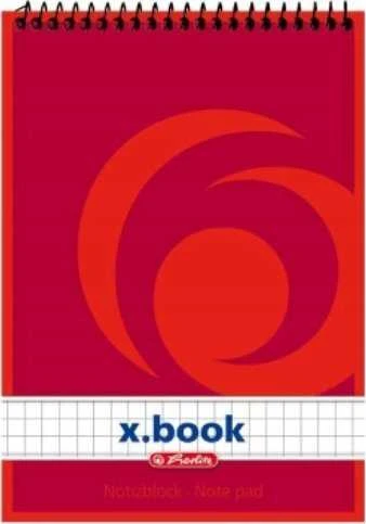 Bloknotas su spirale A5 50l langeliais 00110536 HERLITZ/10