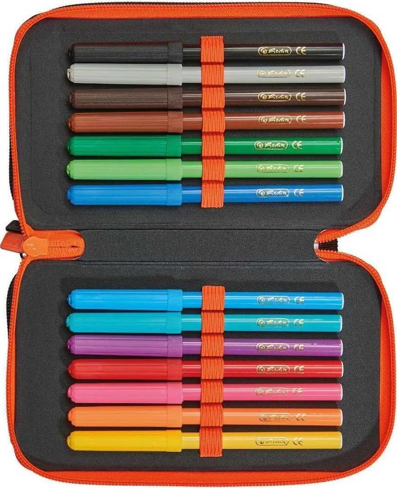 Penalas Herlitz herlitz TriCase 31 tlg. Žalias Goal