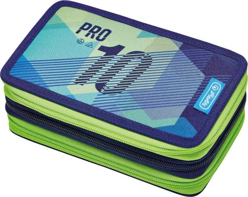 Penalas Herlitz herlitz TriCase 31 tlg. Žalias Goal