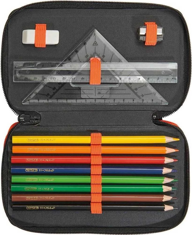 Penalas Herlitz herlitz TriCase 31 tlg. Žalias Goal