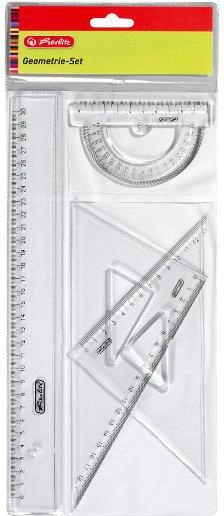 Herlitz Geometrijos rinkinys, 4 dalys